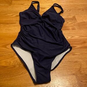 NWT blue one piece size L